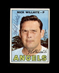 Nick Willhite Signed 1967 Topps California Angels Autograph