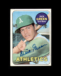 Dick Green Signed 1969 Topps Oakland Athletics Autograph