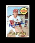 Ray Washburn Signed 1969 Topps St. Louis Cardinals Autograph