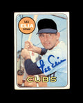 Lee Elia Signed 1969 Topps Chicago Cubs Autograph