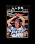 Larry Gura Signed 1970 Topps Chicago Cubs Autograph