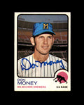 Don Money Signed 1973 Topps Milwaukee Autograph