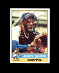 Jerry Grote Signed 1976 Topps New York Mets Autograph
