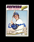 Don Money Signed 1977 Topps Milwaukee Autograph