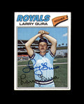 Larry Gura Signed 1977 Topps Kansas City Royals Autograph