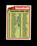 Carl Erskine Signed 1980 Topps Autograph