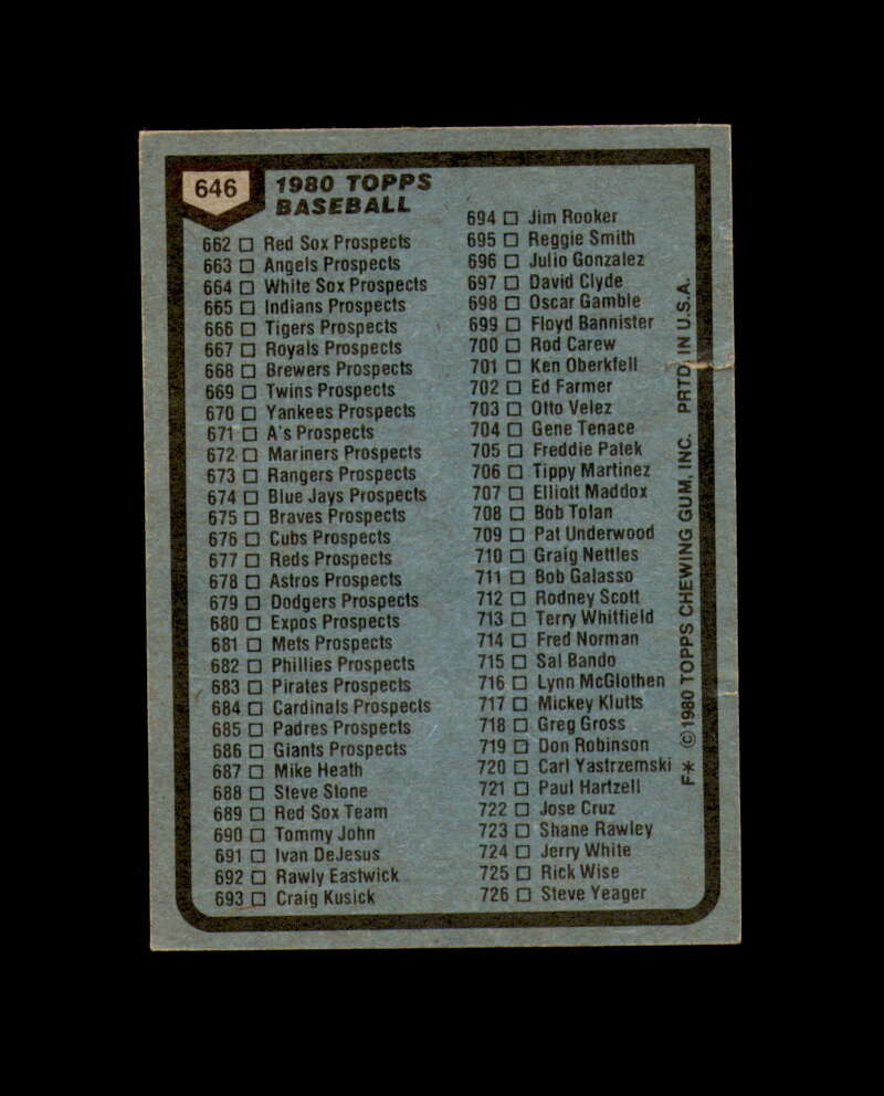 Carl Erskine Signed 1980 Topps Autograph