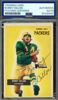 Bobby Dillon PSA DNA Vintage Signed 1955 Bowman Autograph