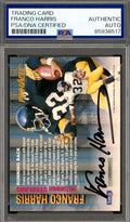 Franco Harris PSA DNA Signed 1994 Pinnacle Autograph Steelers