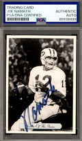 Joe Namath PSA DNA JSA Signed 1992 AW Greats of The Game Autograph