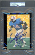 Earl Campbell Gem Mint 10 PSA DNA Autograph Goal Line Art Card GLAC Oilers Signed