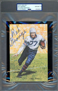 Red Grange Gem Mint 10 PSA DNA Autograph Goal Line Art Card GLAC Signed