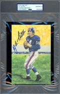 Y.A. Tittle Gem Mint 10 PSA DNA Autograph Goal Line Art Card GLAC Giants Signed