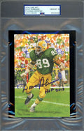 Dave Robinson Gem Mint 10 PSA DNA Autograph Goal Line Art Card GLAC Signed