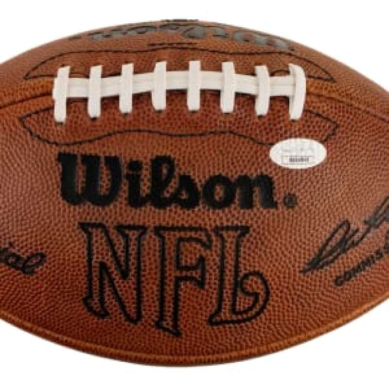 Mickey Mantle Signed One Of A Kind Official Leather NFL Rozelle Football Autograph