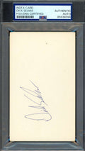 Dick Selma PSA DNA Signed 3x5 Index Card Autograph