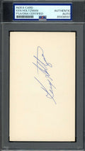 Ken Holtzman PSA DNA Signed 3x5 Index Card Cubs Autograph