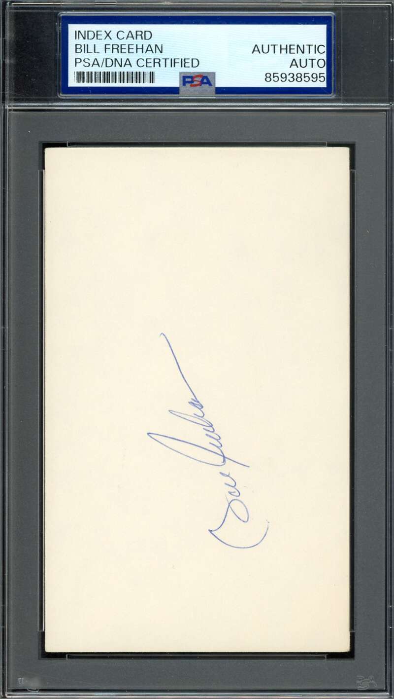 Bill Freehan PSA DNA Signed 3x5 Index Card Tigers Autographed