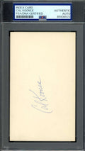 Cal Koonce PSA DNA Signed 3x5 Index Card 1969 Mets Autograph