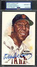 Willie McCovey Gem Mint 10 PSA DNA Signed Perez Steele Postcard Autograph