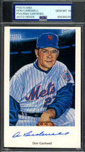 Don Cardwell Gem Mint 10 PSA DNA Signed 1994 Ron Lewis 1969 Mets Postcard Autograph