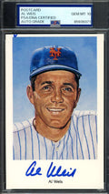 Al Weis Gem Mint 10 PSA DNA Signed 1994 Ron Lewis 1969 Mets Postcard Autograph