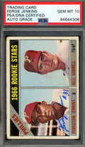 Fergie Jenkins Gem Mint 10 PSA DNA Signed 1966 Topps Rookie Autograph