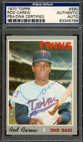 Rod Carew PSA DNA Vintage Signed 1970 Topps Autograph