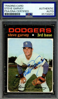 Steve Garvey PSA DNA Signed 1971 Topps Rookie Autograph