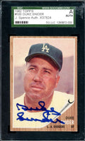 Duke Snider SGC Coa Signed 1962 Topps Autograph