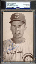 Ron Santo PSA DNA Signed 1947-66 Exhibit Rookie Autograph
