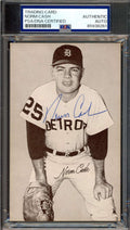 Norm Cash PSA DNA Signed 1947-66 Exhibit Rookie Autograph