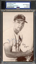 Ken Boyer PSA DNA Signed 1947-66 Exhibit Rookie Autograph