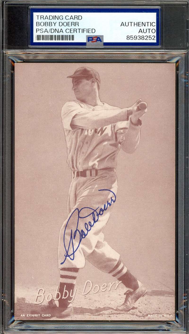 Bobby Doerr PSA DNA Signed 1947-66 Exhibit Autograph