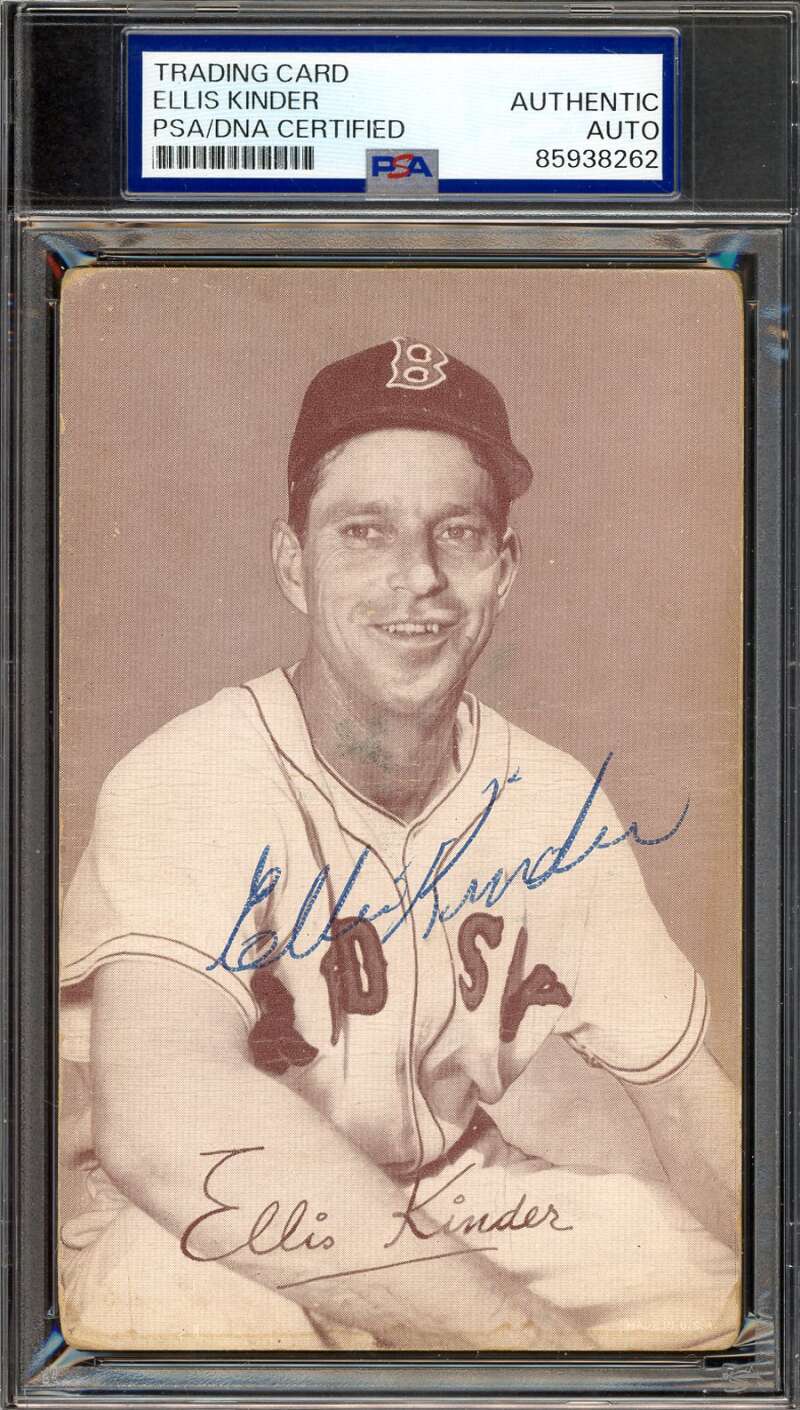 Ellis Kinder PSA DNA Signed 1947-66 Exhibit Rookie Autograph