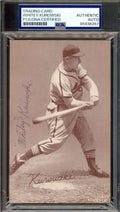 Whitey Kurowski PSA DNA Signed 1947-66 Exhibit Rookie Autograph