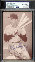 Dale Long PSA DNA Signed 1947-66 Exhibit Rookie Autograph