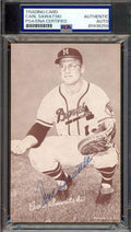 Carl Sawatski PSA DNA Signed 1947-66 Exhibit Rookie Autograph