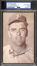 Curt Simmons PSA DNA Signed 1947-66 Exhibit Rookie Autograph