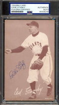 Eddie Stanky PSA DNA Signed 1947-66 Exhibit Rookie Autograph