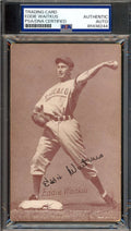 Eddie Waitkus PSA DNA Signed 1947-66 Exhibit D.72 Rookie Autograph