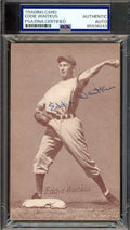 Eddie Waitkus PSA DNA Signed 1947-66 Exhibit D.72 Rookie Autographed