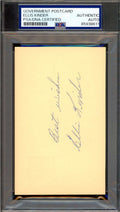 Ellis Kinder PSA DNA Signed 1954 Government Postcard GPC D.68 Autograph