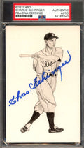 Charlie Gehringer PSA DNA Signed Photo Postcard Autograph