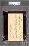 Jimmy Dykes PSA DNA Signed 1928 Receipt Autograph