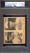 Lefty Grove George Earnshaw PSA DNA Signed 3x4 Photo Autograph
