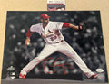 Chris Carpenter JSA Cert Signed 11x14 Photo Autograph 2011 WS
