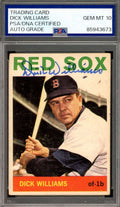 Dick Williams Gem Mint 10 PSA DNA Signed 1964 Topps Autograph