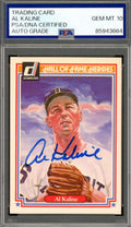 Al Kaline Gem Mint 10 PSA DNA Signed 1983 Donruss Hall of Fame Heroes Autograph