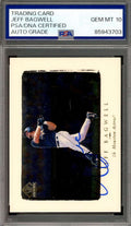 Jeff Bagwell Gem Mint 10 PSA DNA Signed 1998 Upper Deck SP Autograph
